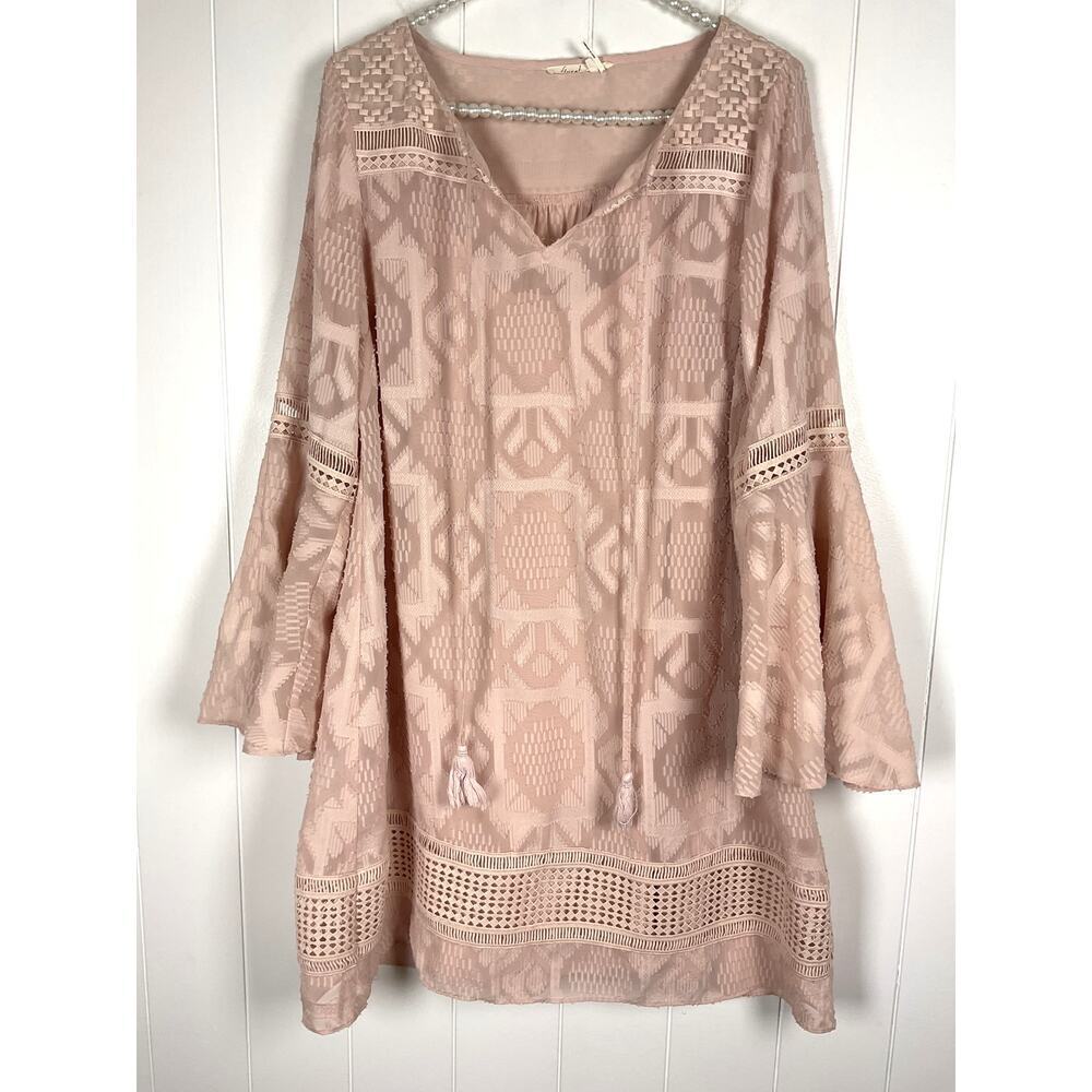 Anthropologie Floreat Esme Pale Pink Dress Size 6‎
